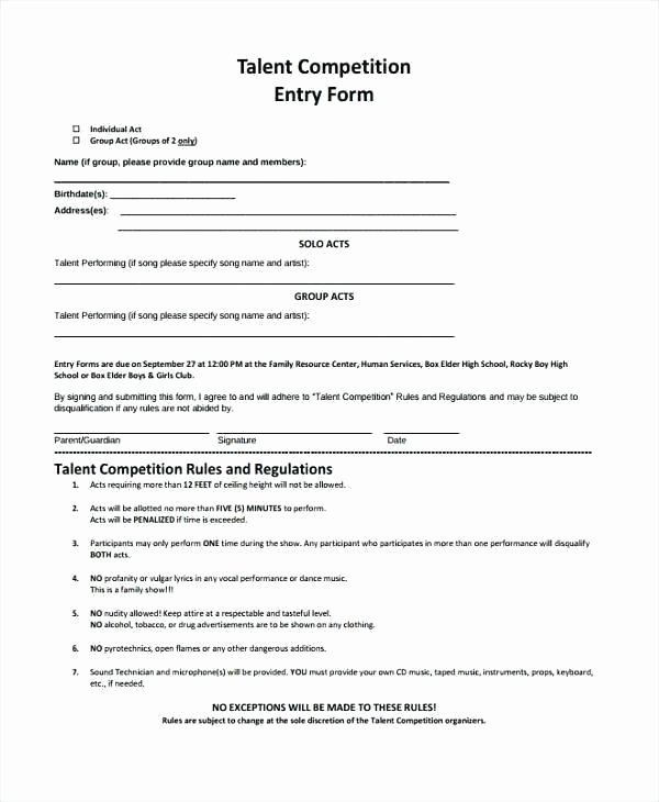 Contest Entry form Template Luxury Contest Ballot Template Prize Ballot Template Contest