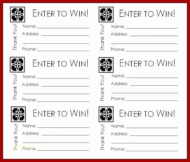 Contest Entry form Template Word New Contest form Template