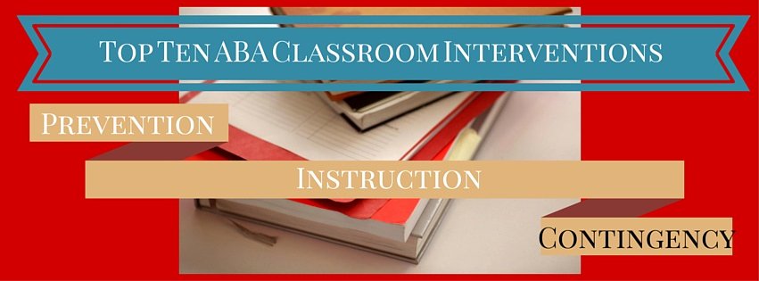 Contingency Contract Aba Elegant top Aba Contingency Interventions for the Classroom