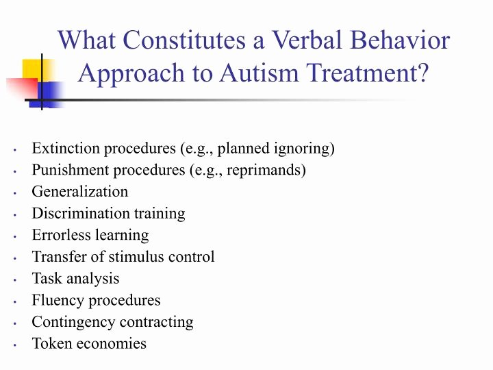 Contingency Contract Aba Lovely Ppt Verbal Behavior and Autism Intervention Powerpoint