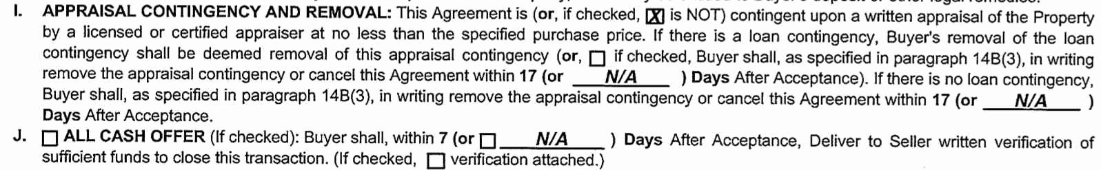 Contingency Contract Example Awesome why Waiving Appraisal Contingencies Strengthen Fers