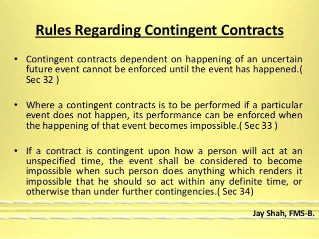 Contingency Contract Examples Beautiful Wagering &amp; Contingent Contracts