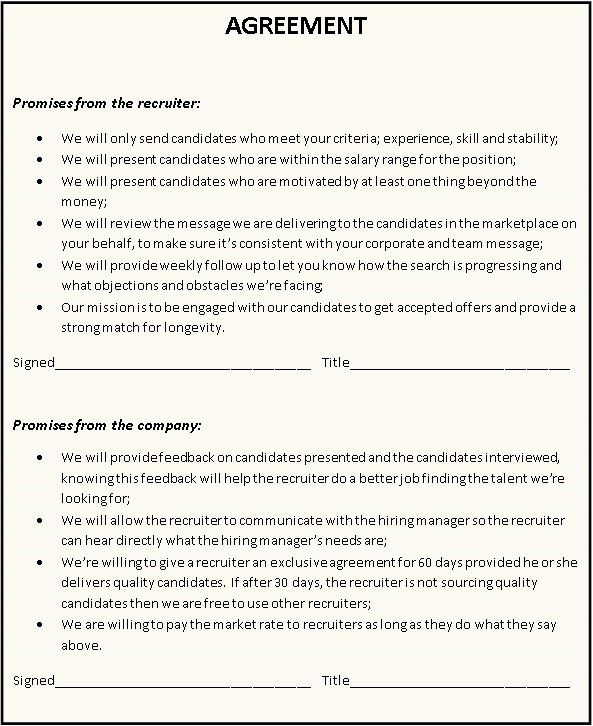 Contingency Contract Examples Luxury the Mutual Promises that Make A Good Relationship