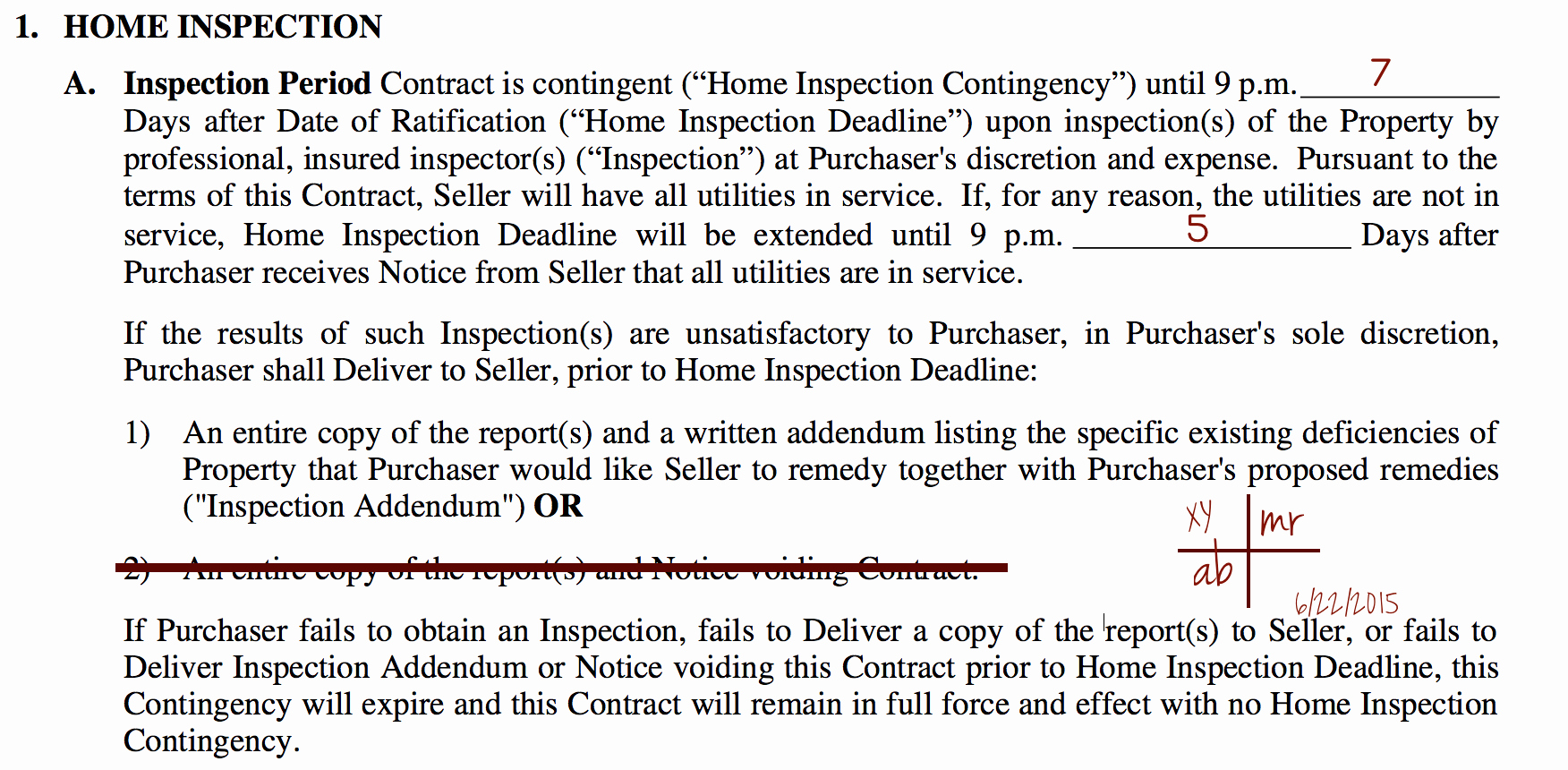 Contingency Contracting Example Awesome Making the Nvar Contract as is with A Home Inspection