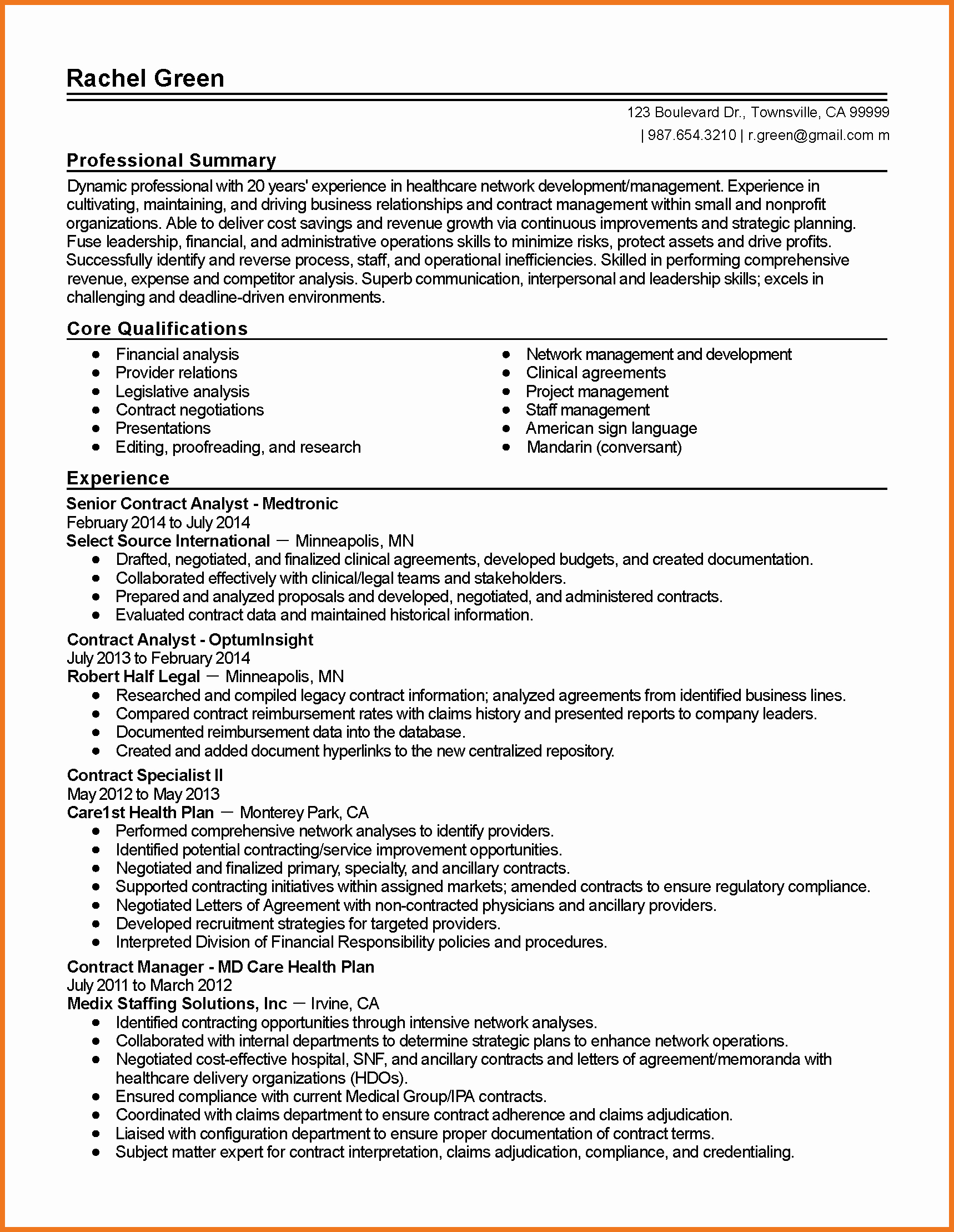 Contract Summary Template Inspirational 0 1 Contract Summary Template