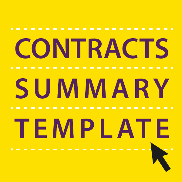 Contract Summary Template Unique Contracts Summary Template Sell Your Business