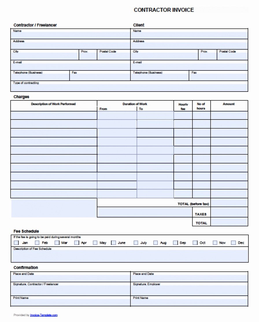 Contractor Invoice Template Excel Elegant Consultant Invoice Template Doc Ten Quick Tips Regarding