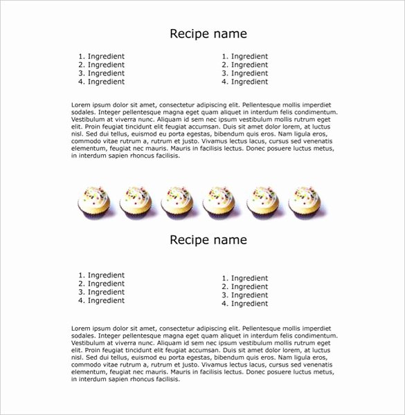 Cookbook Template Pages Beautiful 31 Cookbook Templates Psd Ai Vector Eps
