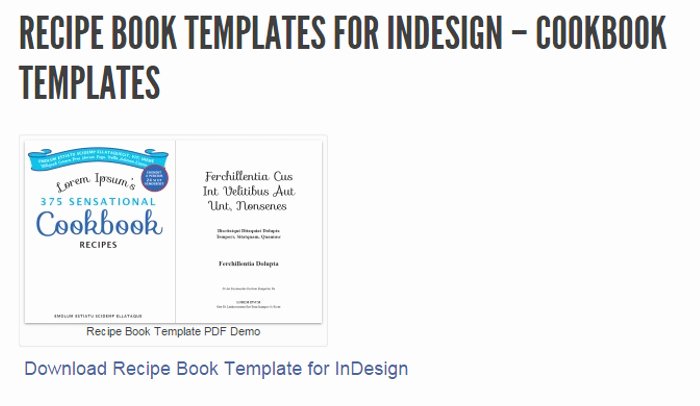 Cookbook Template Pages Best Of 5 Indesign Cookbook Template