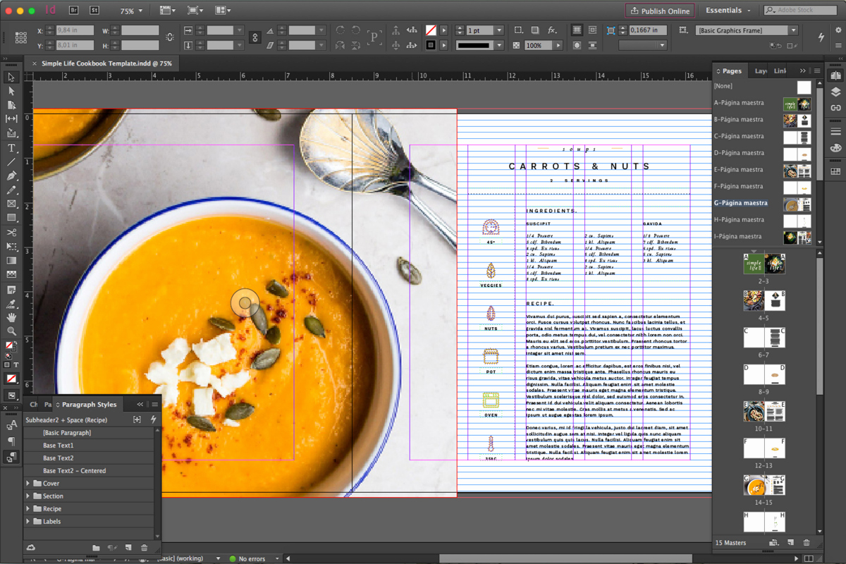 Cookbook Template Pages Best Of Simple Life Free Cookbook Template for Indesign • Pagephilia