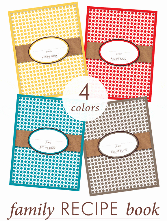 Cookbook Template Pages Lovely Printable Family Recipe Book