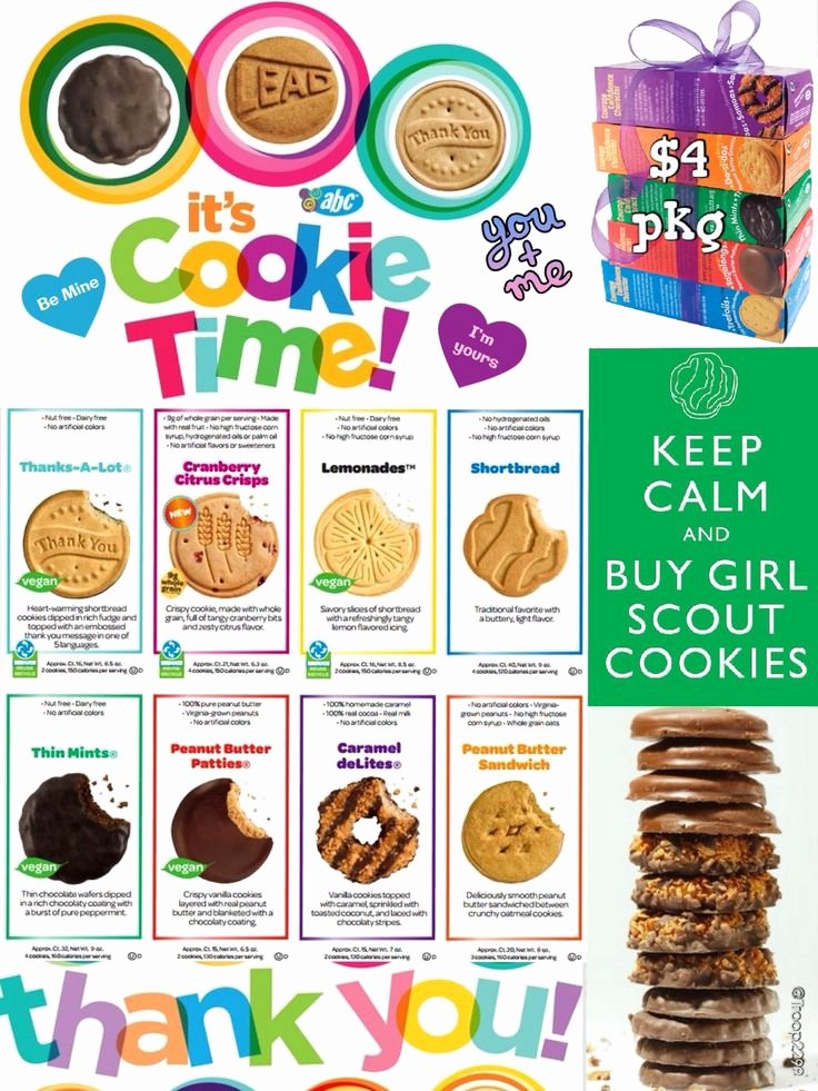 Cookie order form Template Awesome 2014 Girl Scout Line Cookie order form I Made This for