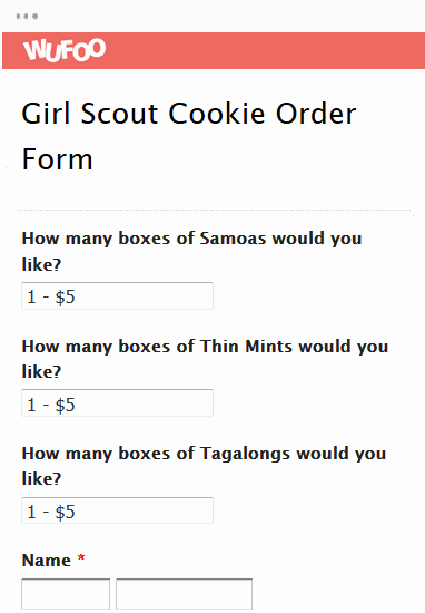 Cookie order form Template Beautiful Line Tracking form Templates