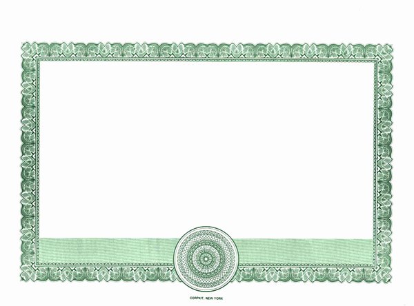 Corporate Seal Template Word Lovely Blank Stock Certificates Border Ly Certificates
