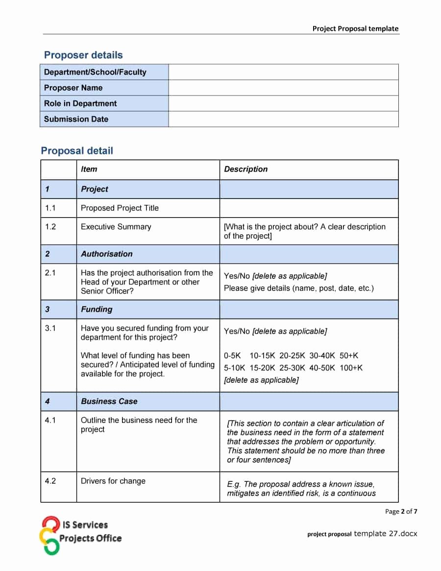 Corporate Video Proposal Template Unique 43 Professional Project Proposal Templates Template Lab