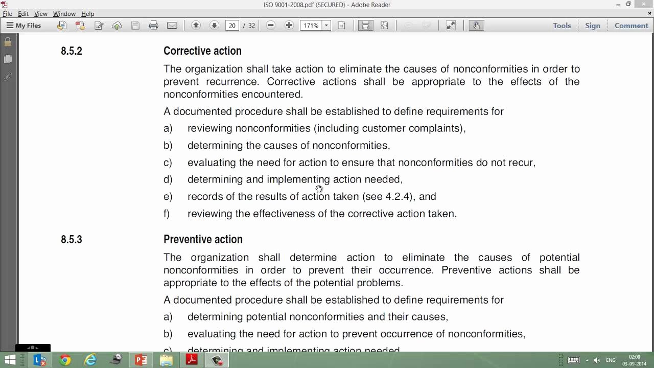 Corrective Action Preventive Action Template Beautiful Video On iso 9001 Clause 8 5 2 Corrective Action