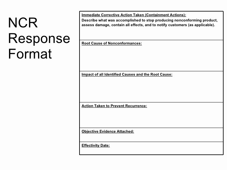 Corrective Action Preventive Action Template New Root Cause Corrective Action