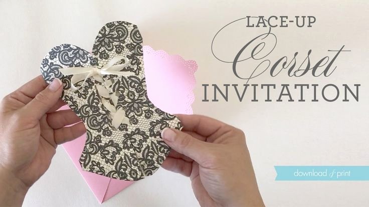 Corset Invitation Template Free New 25 Best Ideas About Corset Invitations On Pinterest