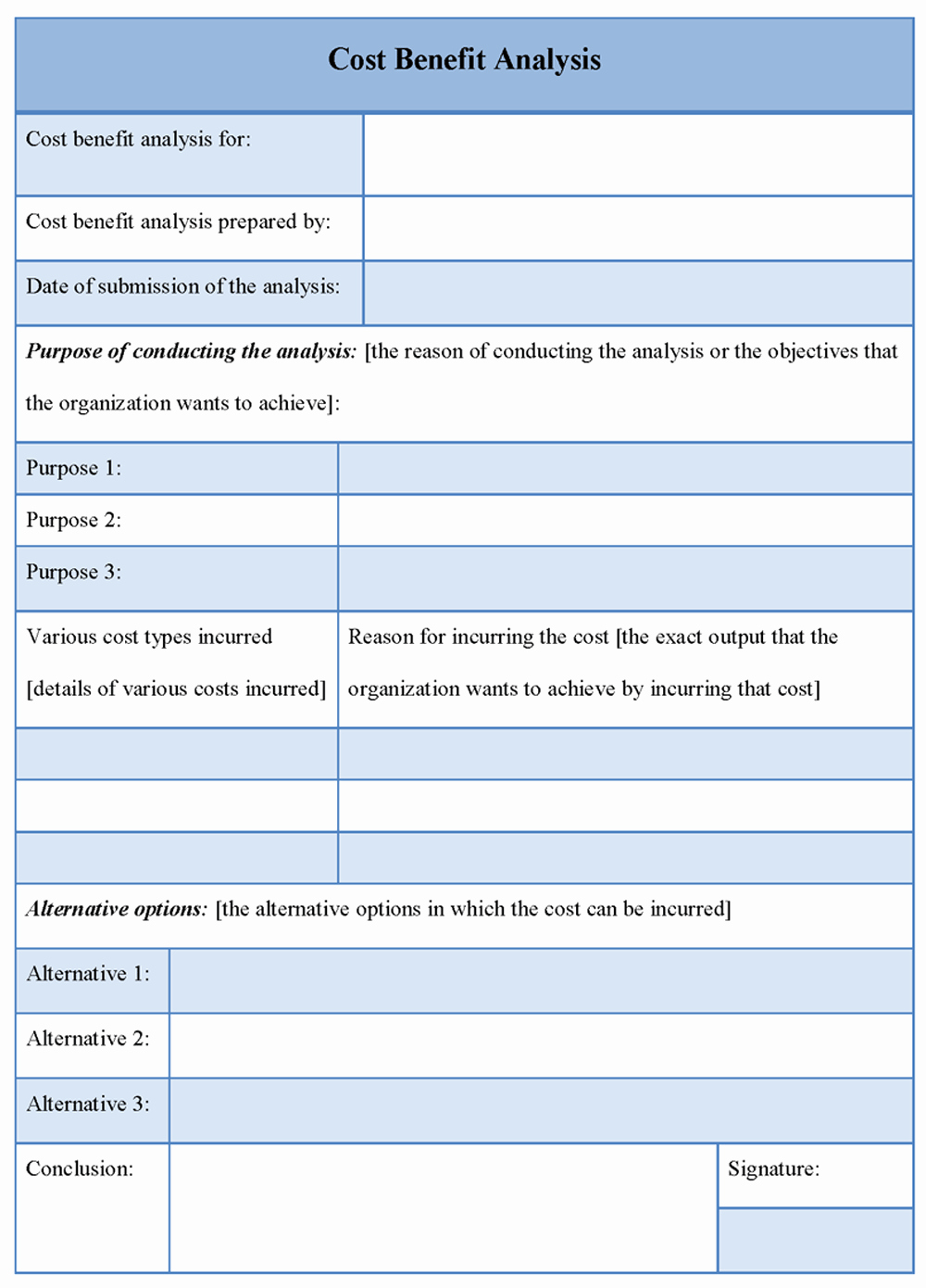 Cost Benefit Analysis Excel Template Elegant Cost Benefit Analysis Template