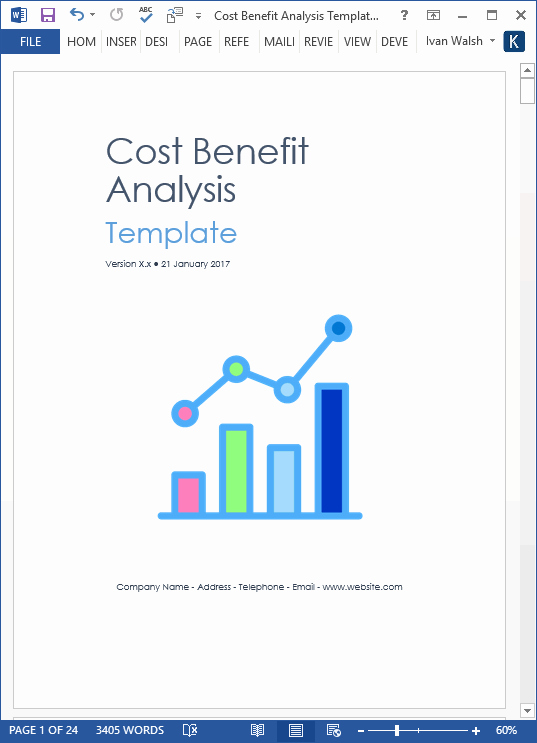 Cost Benefit Analysis Template Excel Microsoft Lovely Cost Benefit Analysis Template