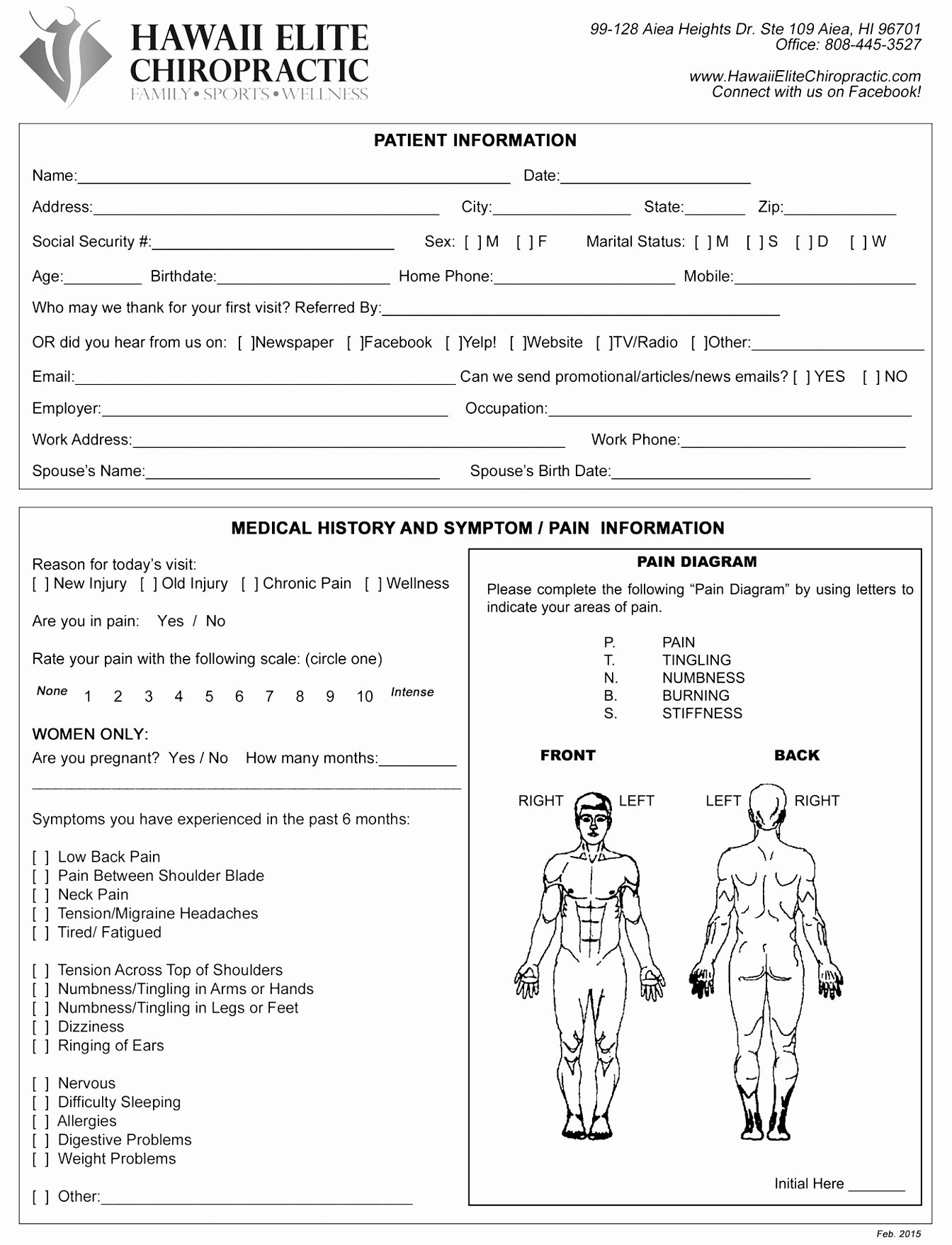 Counseling Intake form Template Beautiful 10 Physical therapy Intake form Template Jruai