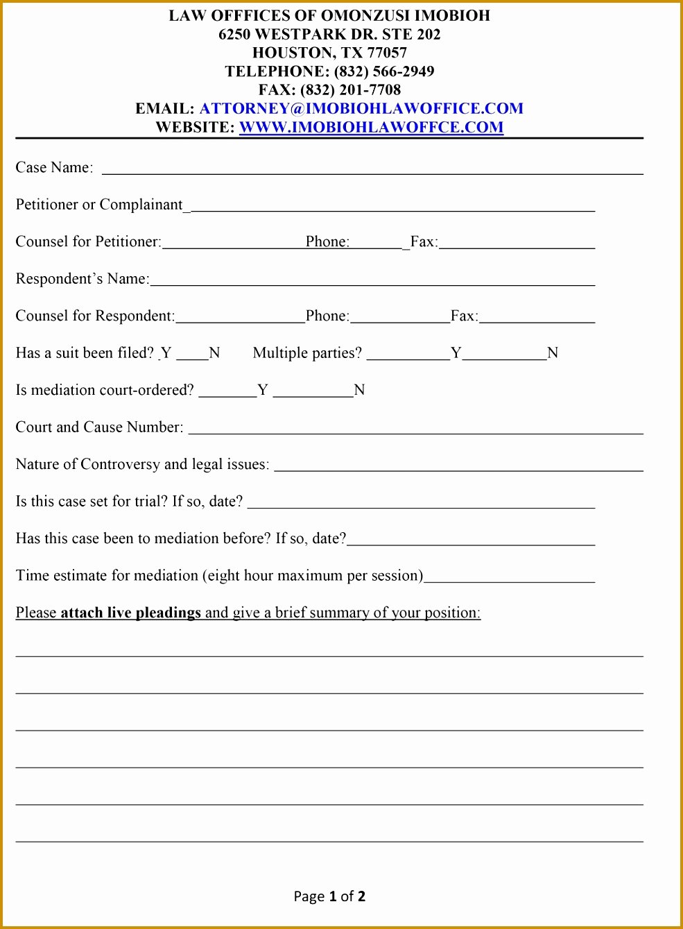 Counseling Intake form Template Elegant 7 Counseling Intake form Template