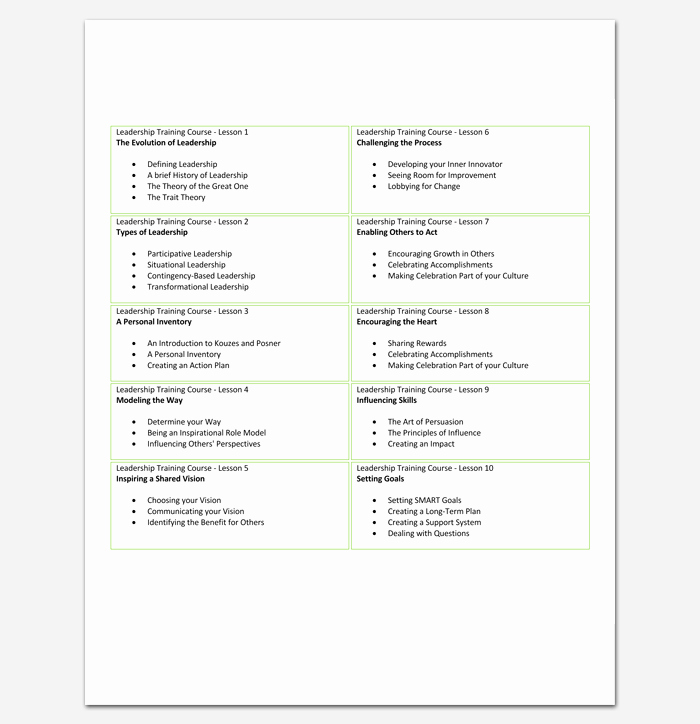 Course Outline Template Word Luxury Training Program Outline Template 19 for Word &amp; Pdf