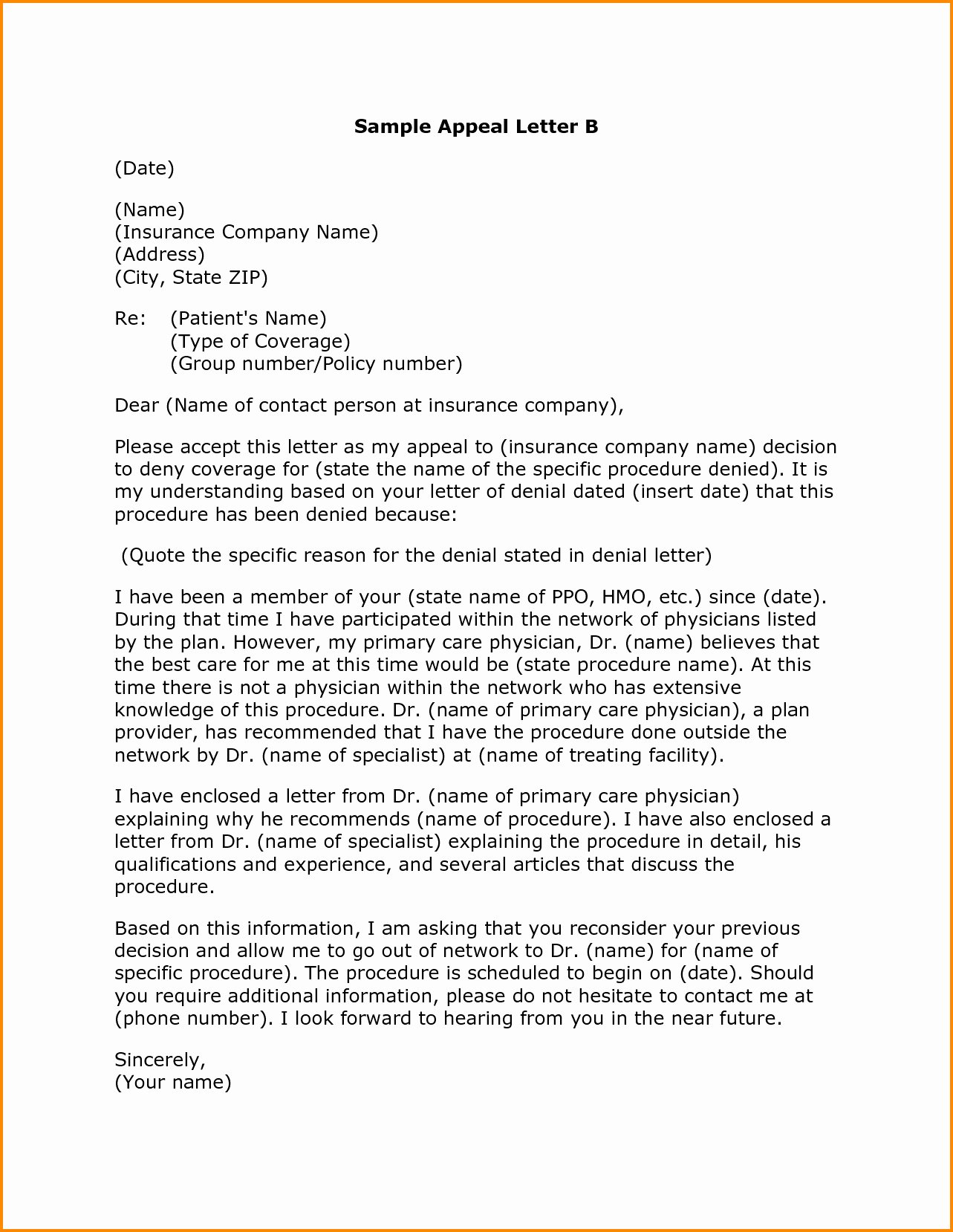 Court Appeal Letter Sample Unique 6 Appeal Letter for Reconsideration