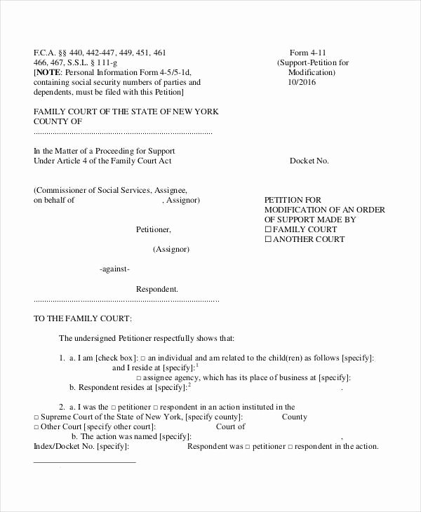 Court Letter format Unique 30 Petition formats