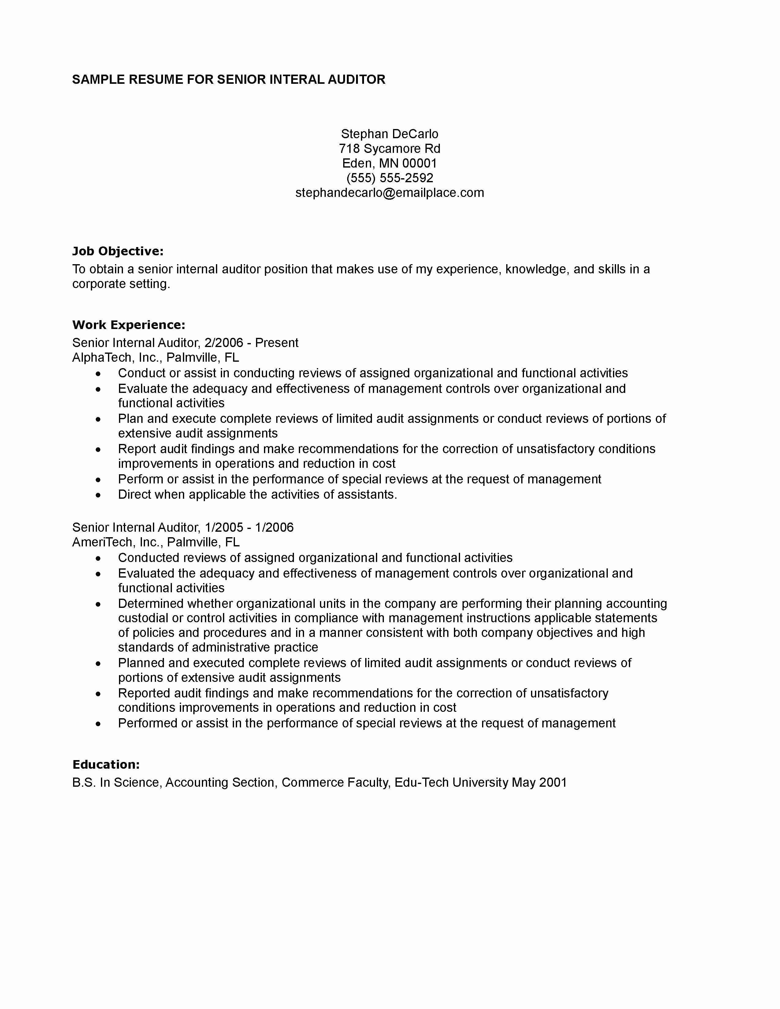 Cover Letter format Uf Awesome Audit Analyst Cover Letter