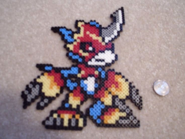 Crab Rave Template Elegant 106 Best Digimon Perler Beads Images On Pinterest