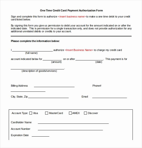 Credit Card Authorization form Word Unique 12 Free Download Credit Templates Microsoft Word 2010
