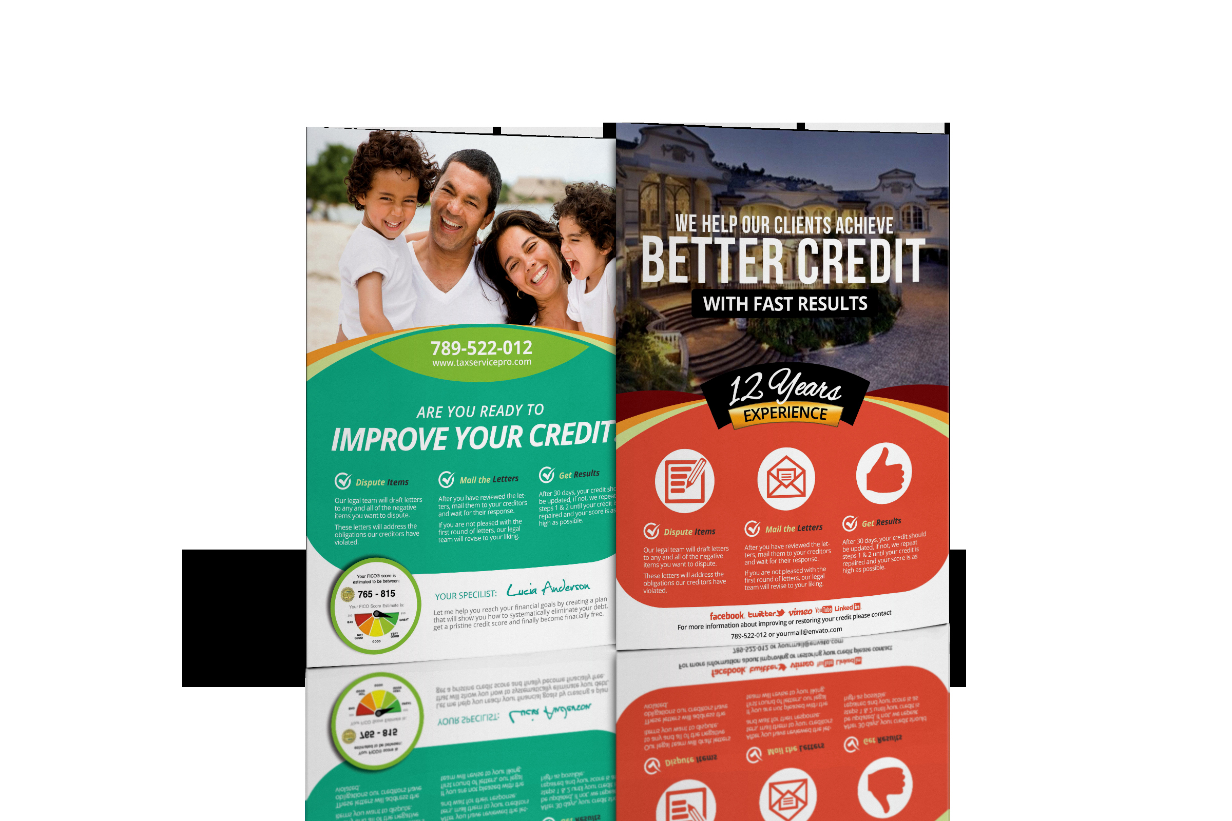 Credit Repair Flyer Template Elegant Credit Repair Flyer Bundle Ready to Wake Up