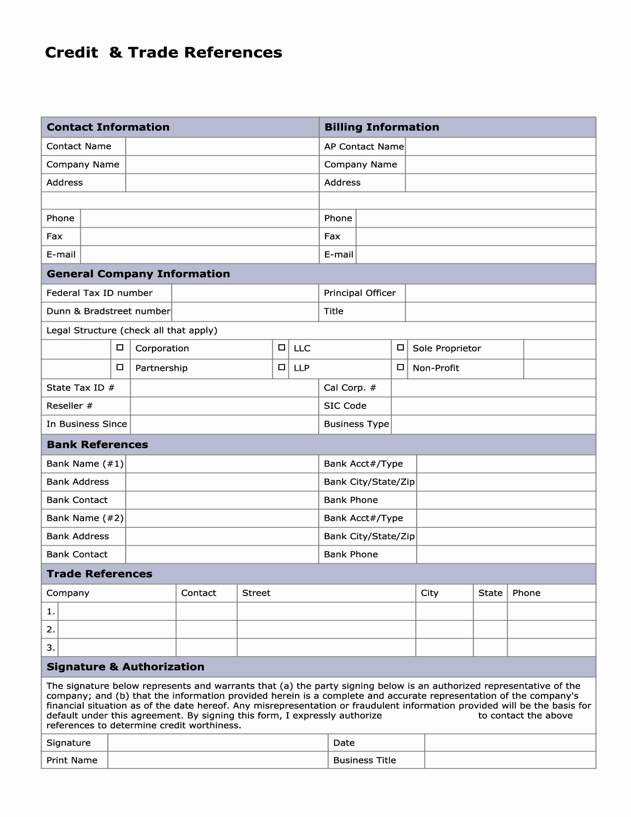 Credit Request form Awesome Trade Reference Sheet Template