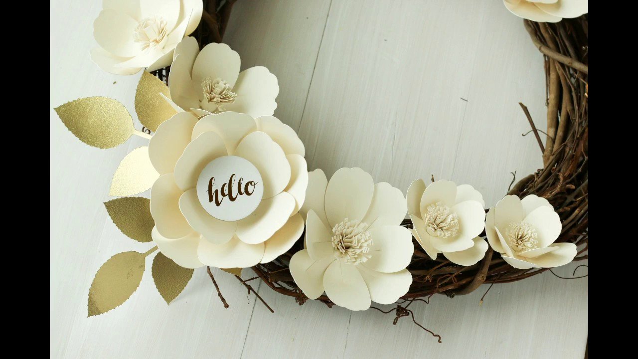 Cricut Paper Roses Inspirational Cutting Paper Flowers with Your Cricut