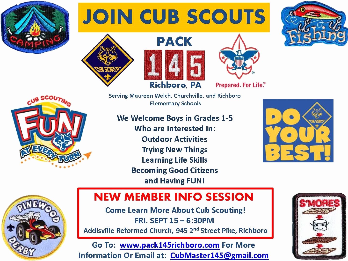 Cub Scout Flyer Template Awesome Richboro E Friday Folder Overview