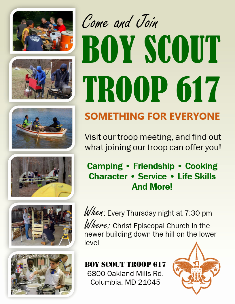 Cub Scout Flyer Template New Troop 617