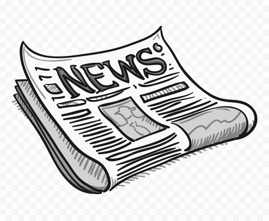 Current events Paper Outline Inspirational Newspaper Editorial Cartoon Clip Art Headline Png