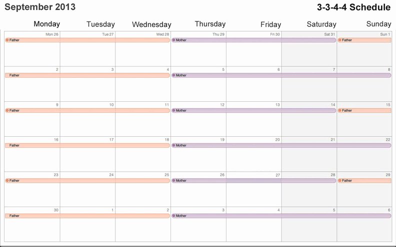 Custody Calendar Template Elegant Documents &amp; forms – the Fathers Rights Movement