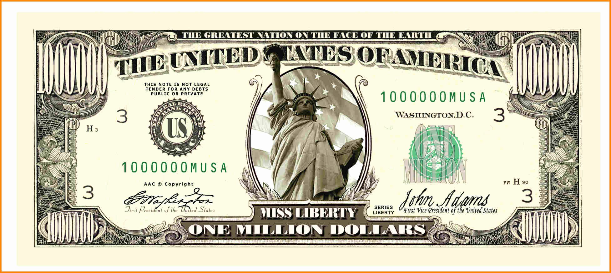 Custom Dollar Bill Template Best Of 4 Custom Dollar Bill Template