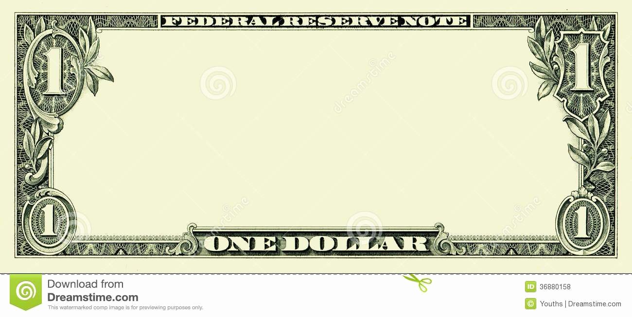 Custom Dollar Bill Template Fresh Bank Note Clipart Clipground