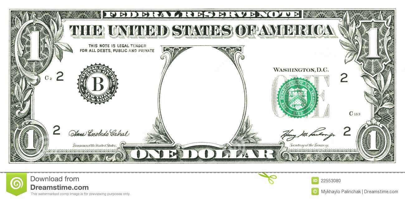 Custom Dollar Bill Template Lovely Five Dollar Bill Coloring Page thekindproject