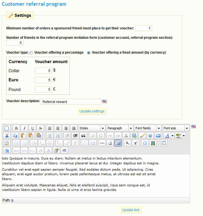 Customer Referral form Inspirational Managing Modules Prestashop 1 4 Prestashop Documentation