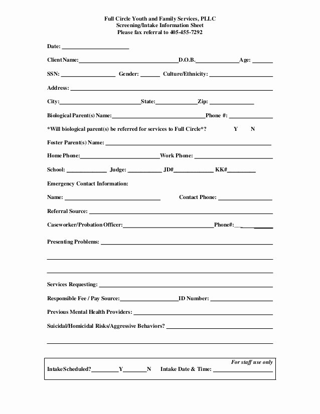 Customer Referral form New Fcyfs Referral form