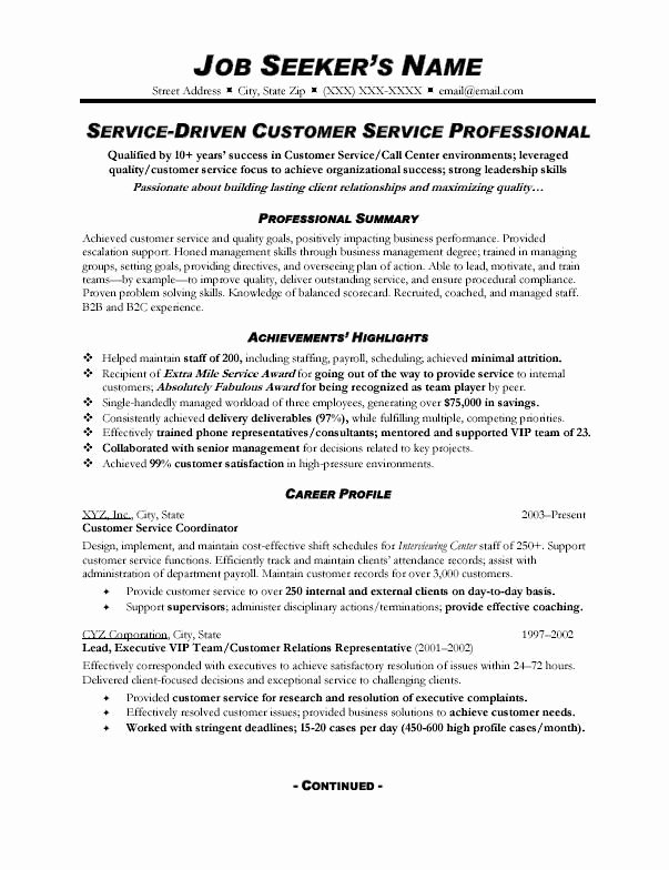 Customer Service Action Plan Examples Awesome Customer Service Resume Sample 328 topresume