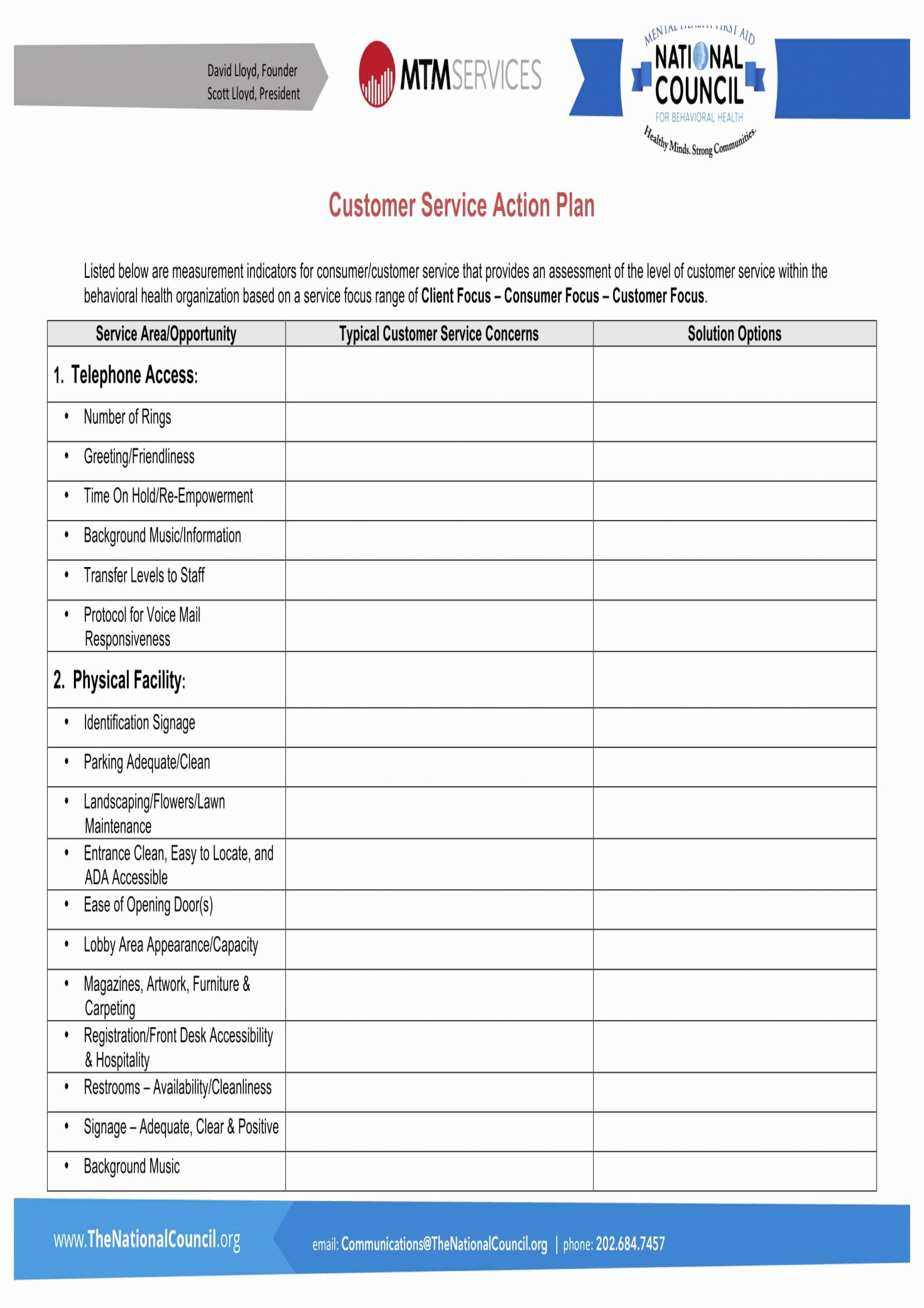 Customer Service Action Plan Examples Best Of 3 Customer Service Action forms Word Pdf