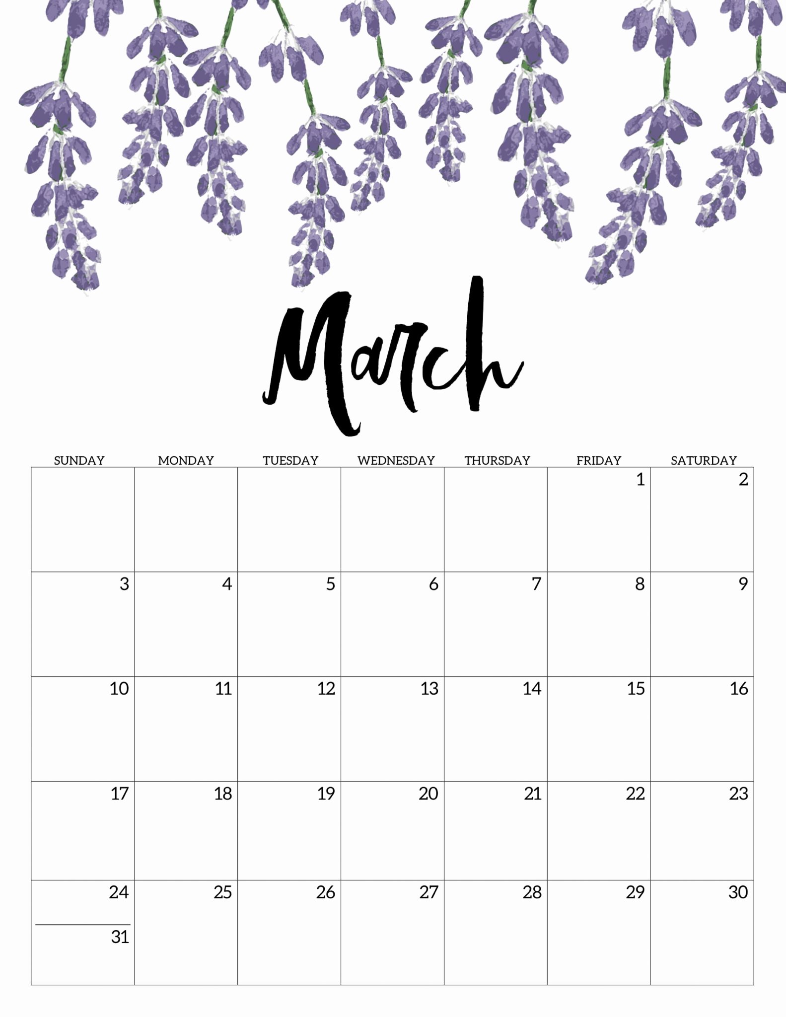 Cute Calendar Template 2019 Best Of Blank March 2019 Calendar Printable Template Pdf Word