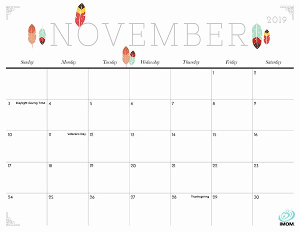 Cute Calendar Template 2019 Elegant Cute and Crafty 2019 Calendar Imom