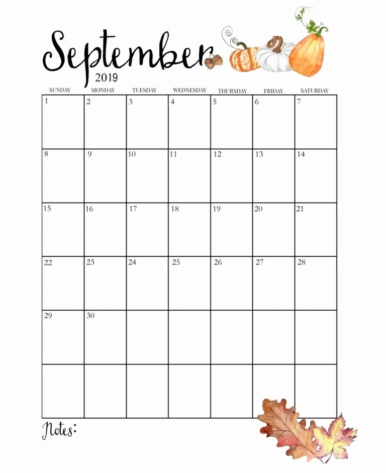 Cute Calendar Template 2019 New Cute September 2019 Calendar Bullet Journal