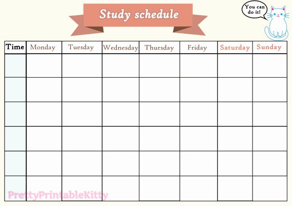 Cute Class Schedule Maker Awesome Cute Class Schedule Maker Evolist